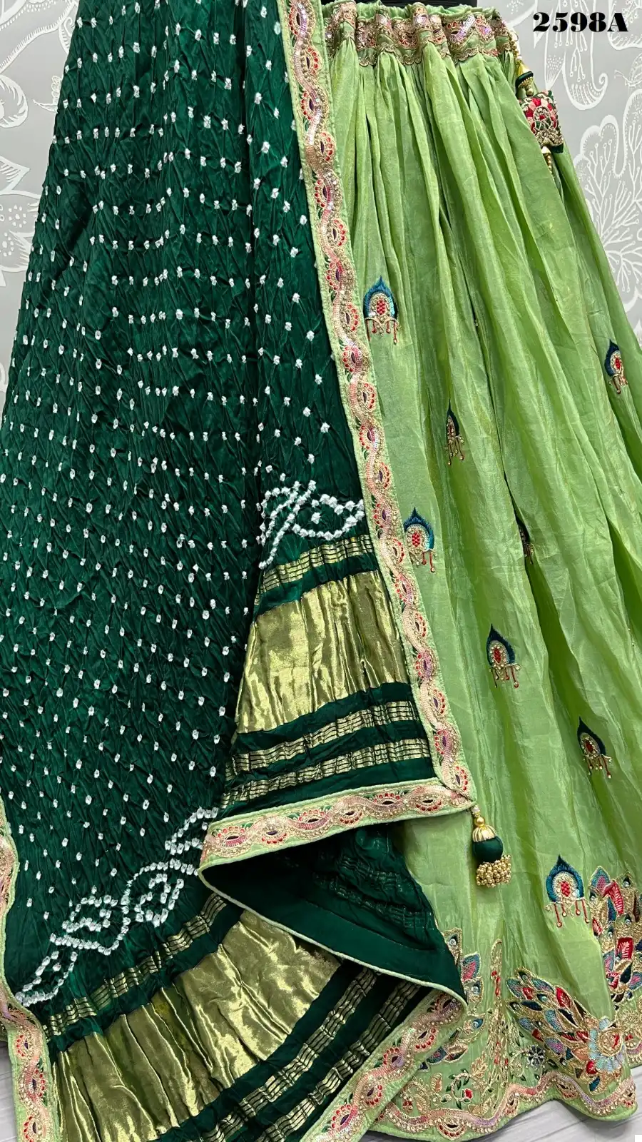 Anjani Art 2598 Dolla Silk Wholesale Lehenga Choli Catalog — Wholesale Lehenga, MPA wholesale from Surat - Gallery Image 5