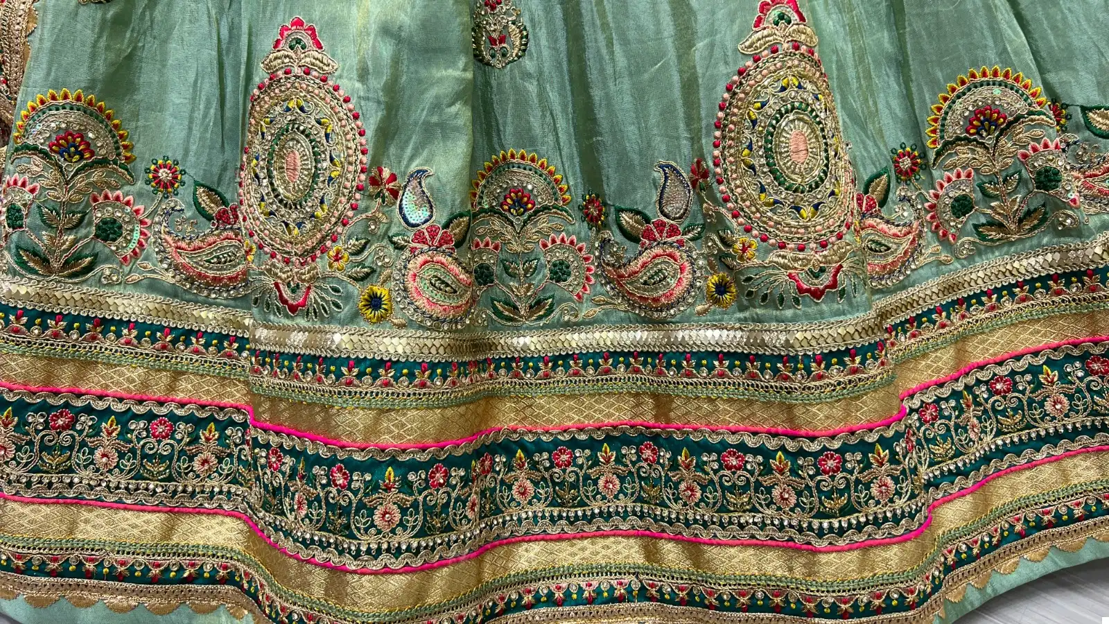 Anjani Art 2599 Dolla Silk Wholesale Lehenga Choli Catalog — Wholesale Lehenga, MPA wholesale from Surat - Gallery Image 6