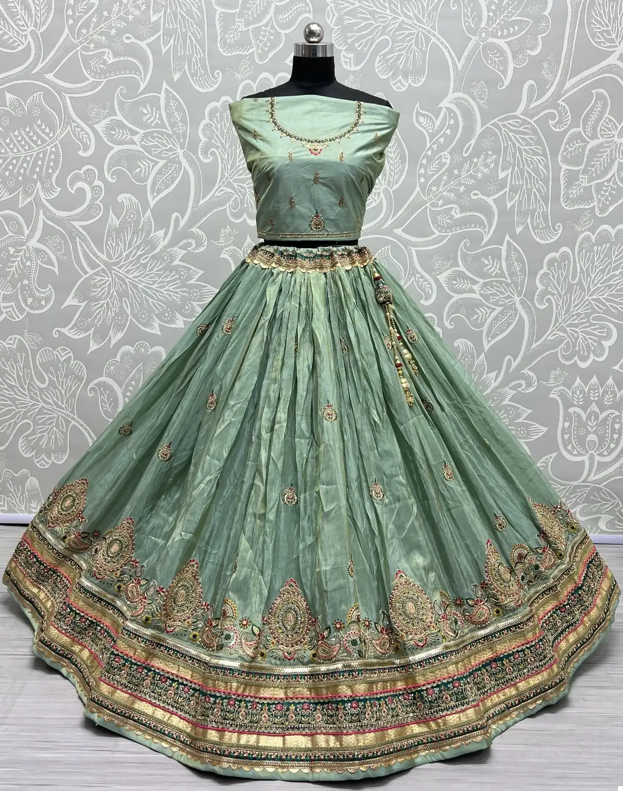 Anjani Art 2599 Dolla Silk Wholesale Lehenga Choli Catalog — Wholesale Lehenga, MPA wholesale from Surat - Gallery Image 3