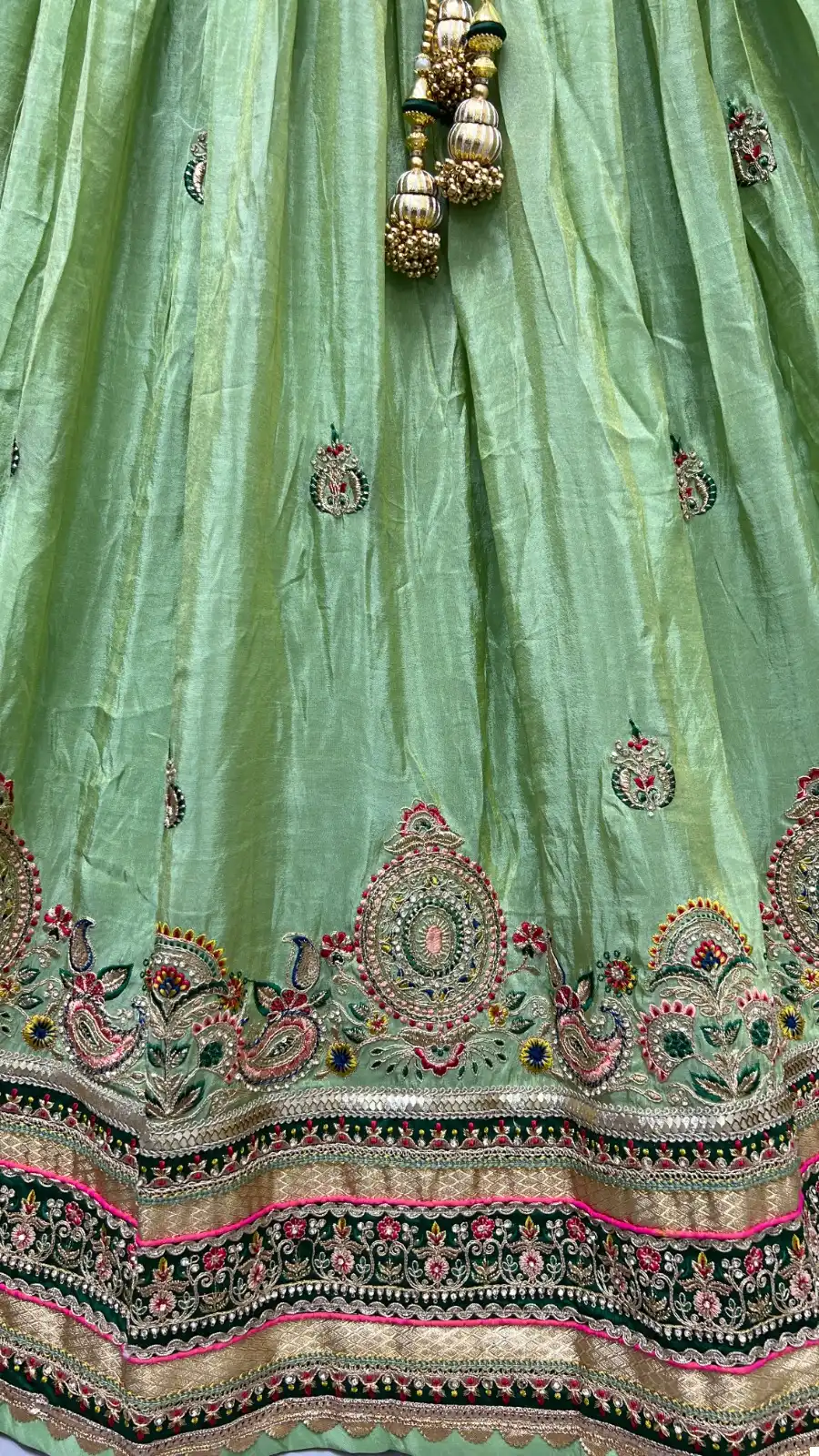 Anjani Art 2599 Dolla Silk Wholesale Lehenga Choli Catalog — Wholesale Lehenga, MPA wholesale from Surat — view 10