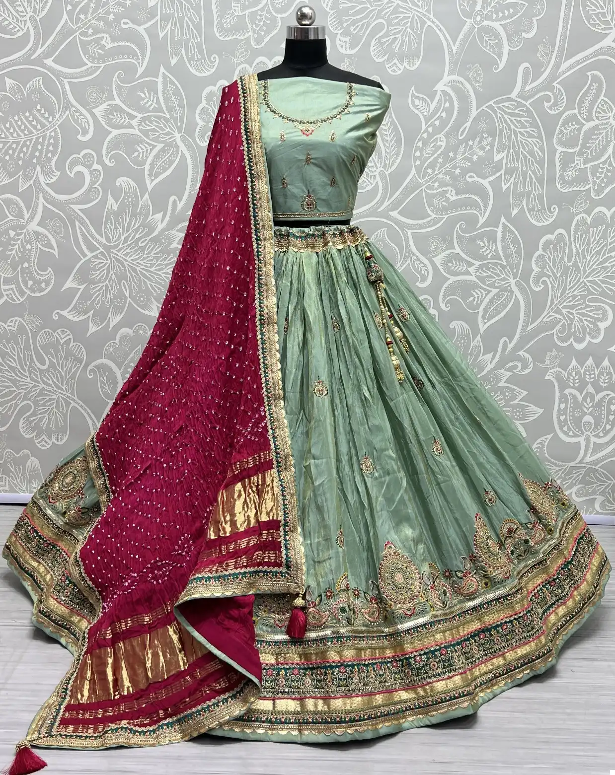 Anjani Art 2599 Dolla Silk Wholesale Lehenga Choli Catalog — Wholesale Lehenga, MPA wholesale from Surat — view 1