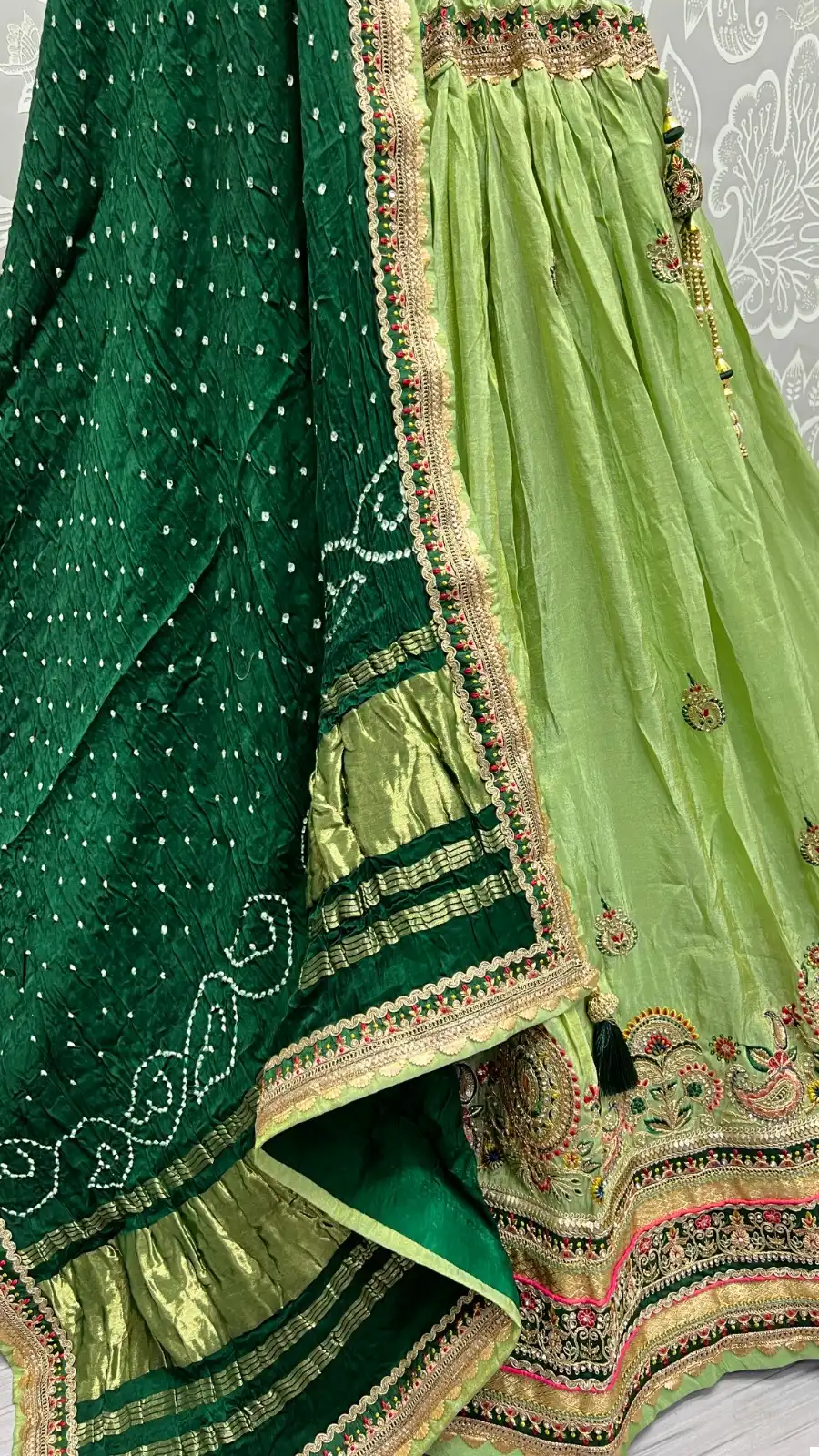 Anjani Art 2599 Dolla Silk Wholesale Lehenga Choli Catalog — Wholesale Lehenga, MPA wholesale from Surat - Gallery Image 9