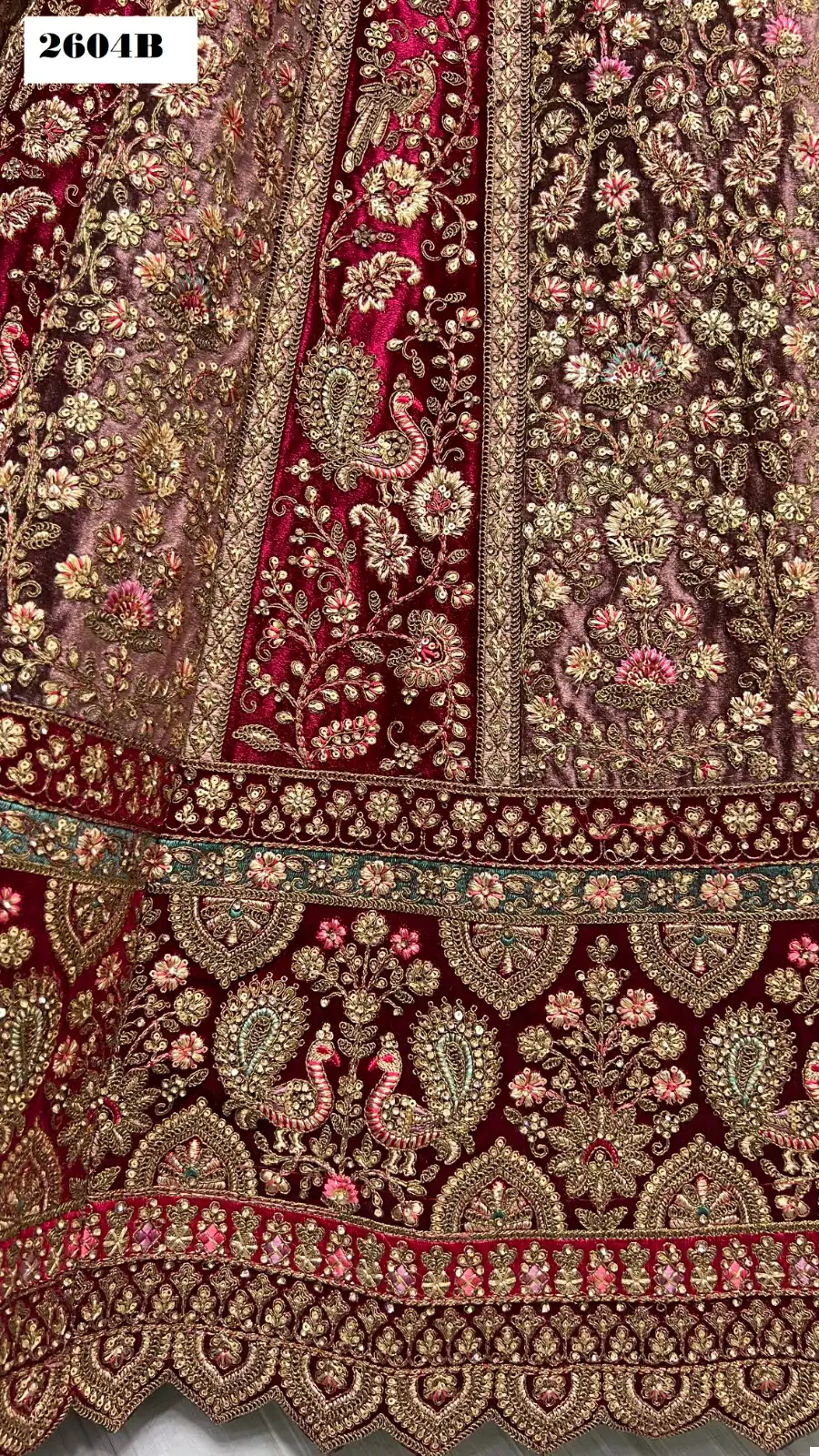 Anjani Art 2604 Velvet Wholesale Bridal Lehenga Choli Catalog — Wholesale Lehenga, MPA wholesale from Surat - Gallery Image 17