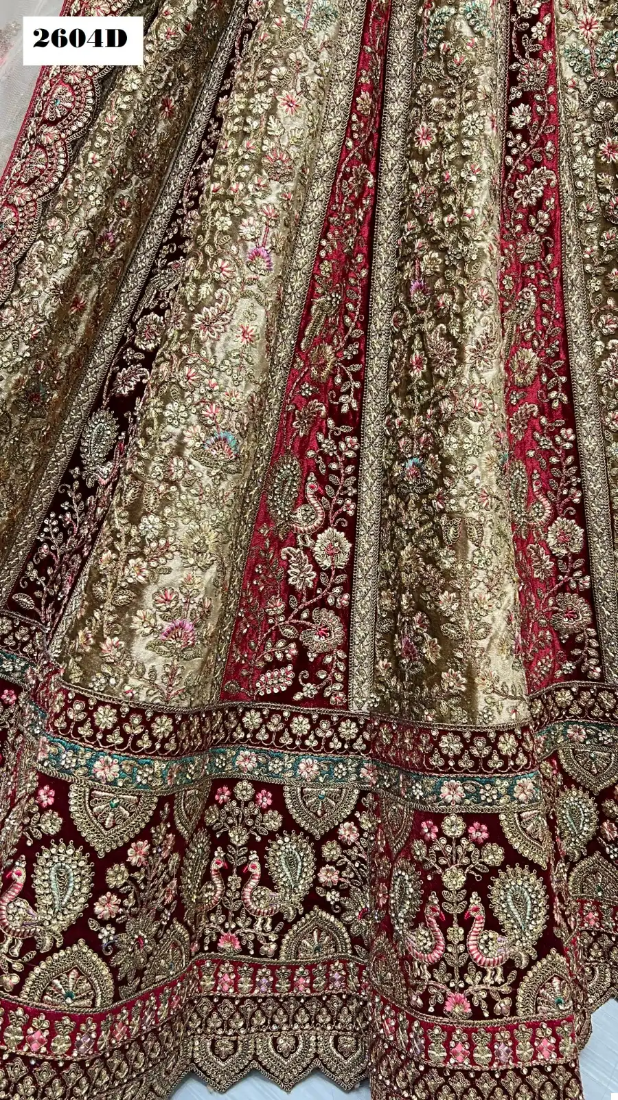 Anjani Art 2604 Velvet Wholesale Bridal Lehenga Choli Catalog — Wholesale Lehenga, MPA wholesale from Surat - Gallery Image 8