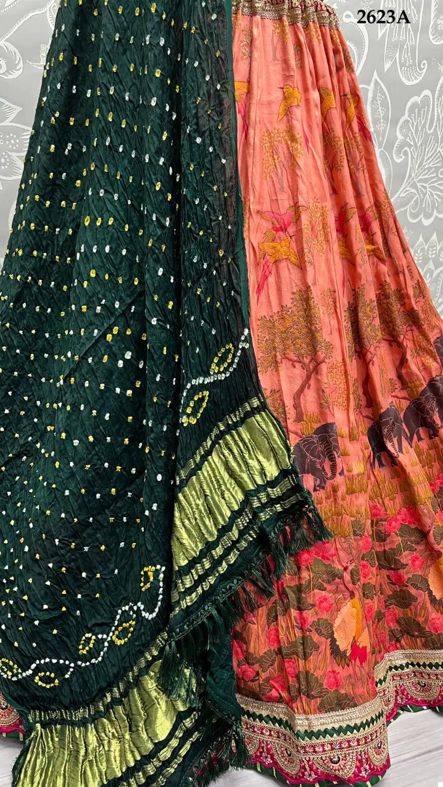 Anjani Art 2623 Pure Silk Wholesale Lehenga Catalog — Wholesale Lehenga, MPA wholesale from Surat — view 2