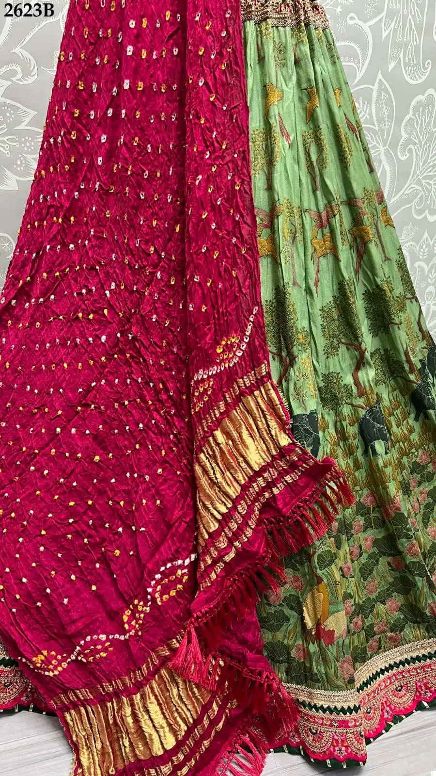 Anjani Art 2623 Pure Silk Wholesale Lehenga Catalog — Wholesale Lehenga, MPA wholesale from Surat — view 13