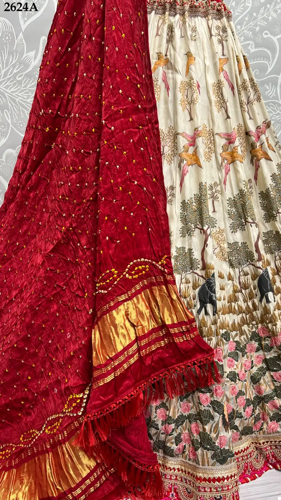 Anjani Art 2624 Pure Silk Wholesale Lehenga Catalog — Wholesale Lehenga, MPA wholesale from Surat — view 9