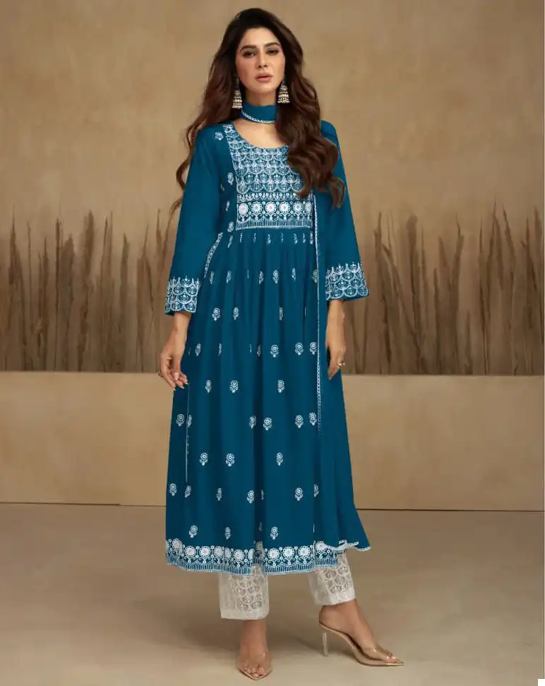 Vamika Aadhira Vol 7 Gold Pure Rayon Viscose Wholesale Designer Readymade Salwar Suit Catalog — Wholesale Salwar Suits, MPA wholesale from Surat — view 1