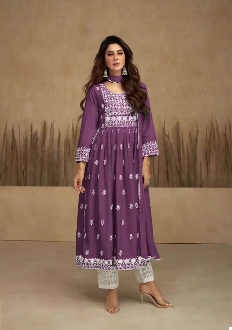 Vamika Aadhira Vol 7 Gold Pure Rayon Viscose Wholesale Designer Readymade Salwar Suit Catalog — Wholesale Salwar Suits, MPA wholesale from Surat - Gallery Image 5