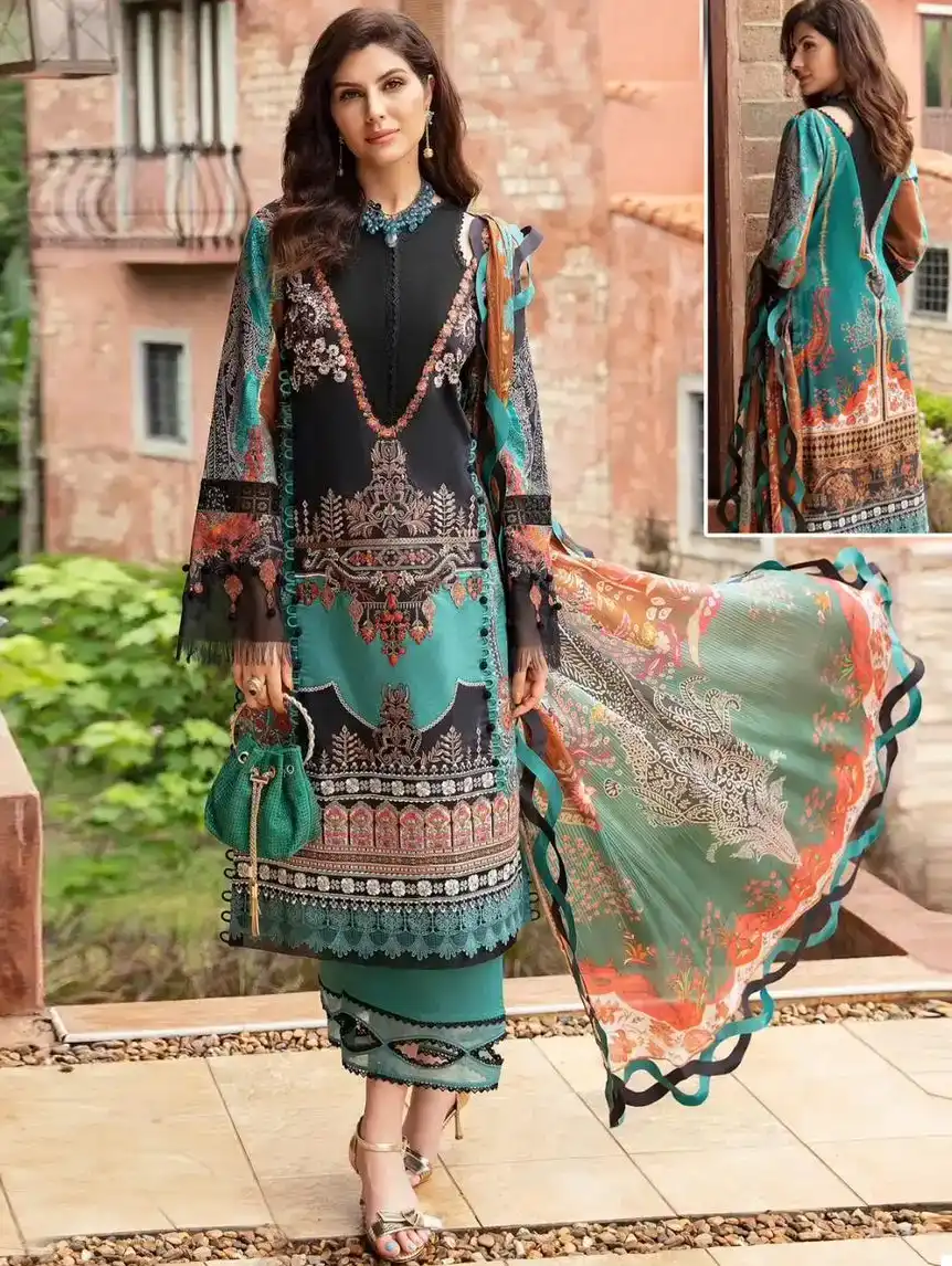 Aasha Designer 1038,1039 Pure Cotton Print Wholesale Pakistani Salwar Suit Catalog