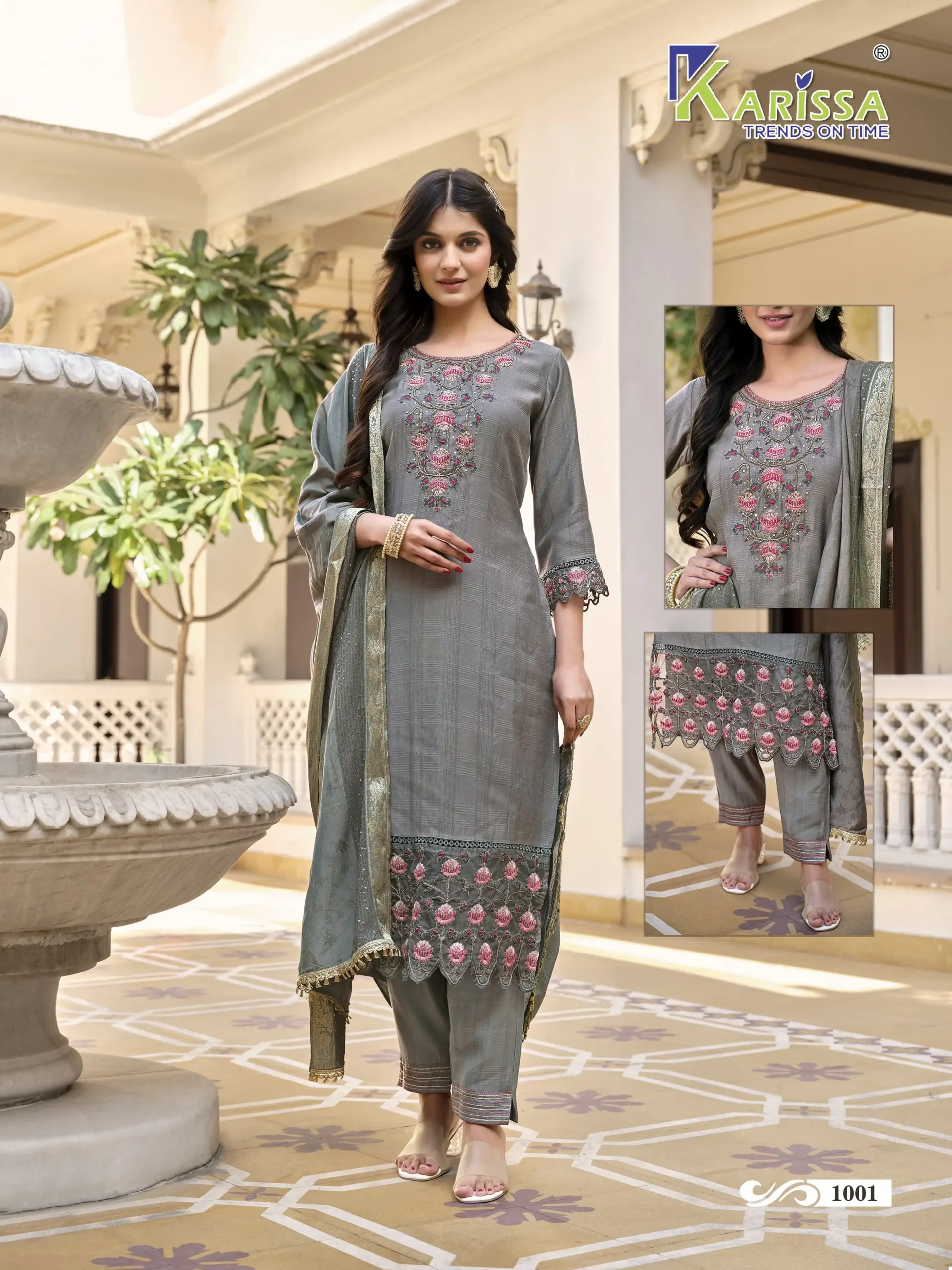 Karissa Afreen Viscose Silk Wholesale Designer Readymade Salwar Suit Catalog — Wholesale Salwar Suits, Karissa wholesale from Surat - Gallery Image 4