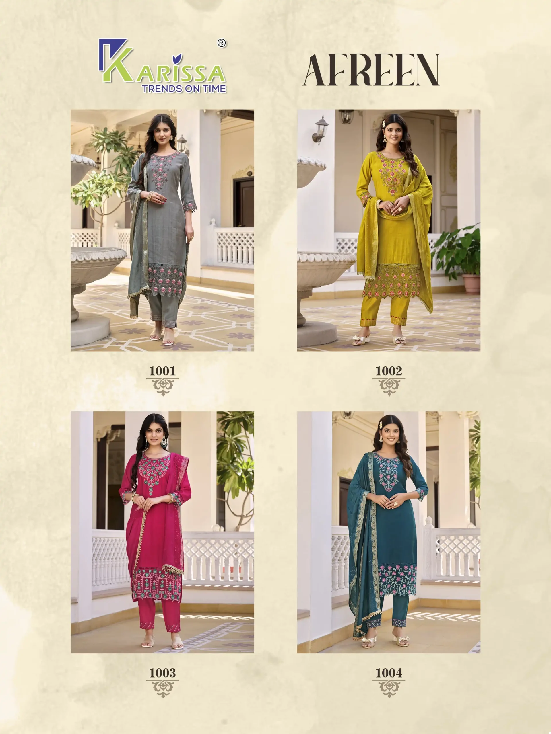 Karissa Afreen Viscose Silk Wholesale Designer Readymade Salwar Suit Catalog — Wholesale Salwar Suits, Karissa wholesale from Surat — view 5