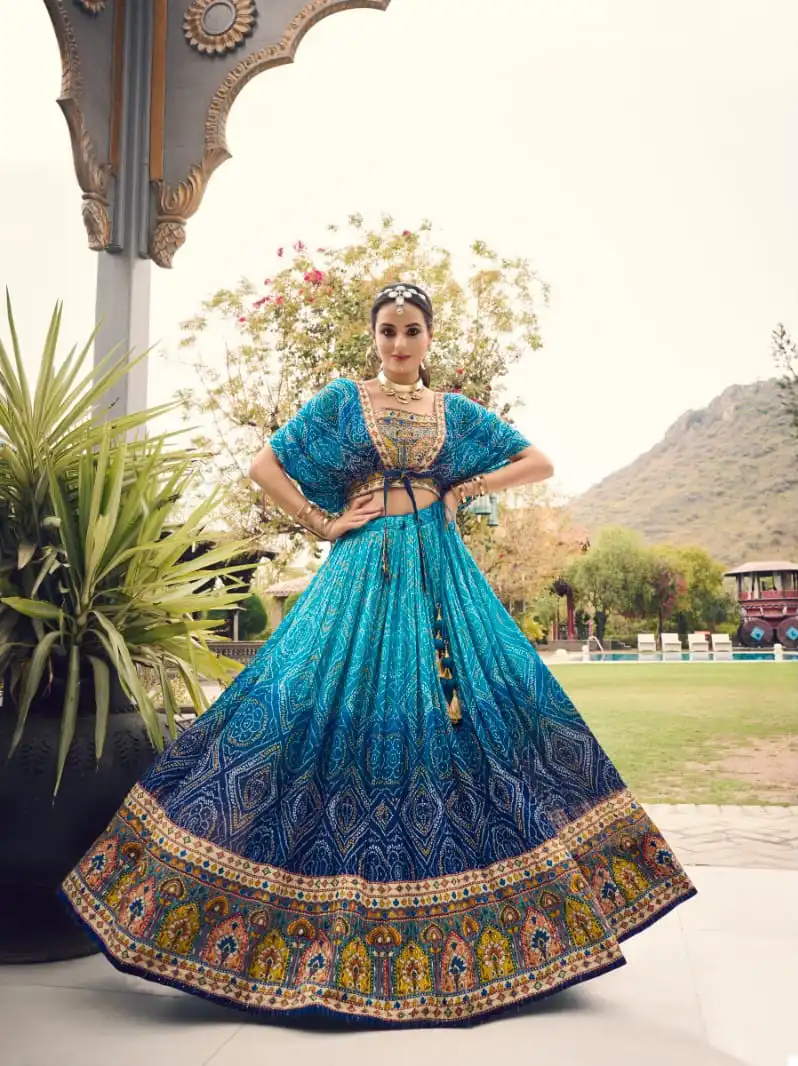 Virasat Arunima Heavy Pure Chinon Wholesale Readymade Lehenga Catalog — Wholesale Lehenga, MPA wholesale from Surat - Gallery Image 8