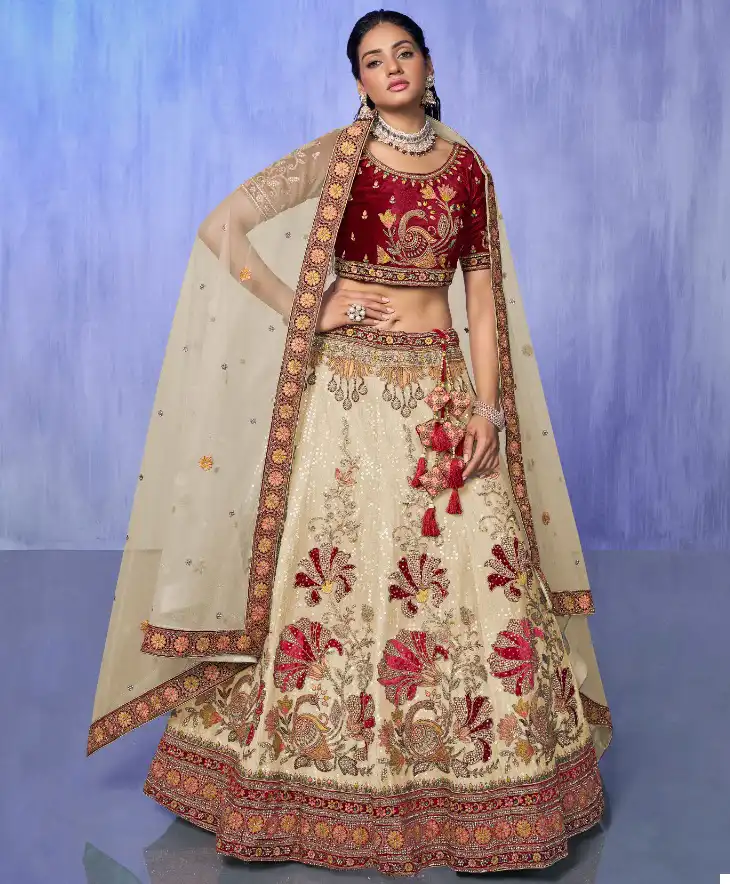 Arya Lookbook Georgette, Net Wholesale Lehenga Catalog