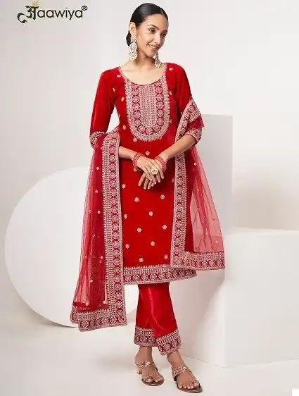 Aawiya Sabhyata Vol 1 Velvet Wholesale Designer Winter Salwar Suit Catalog