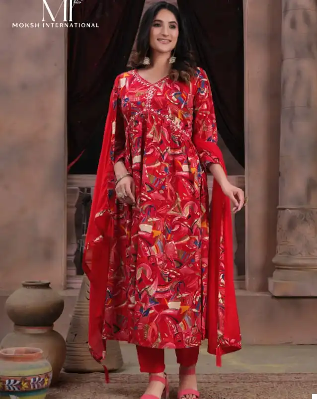 Moksh Alia Vol 1 Premium Rayon Wholesale Readymade Salwar Suit Catalog