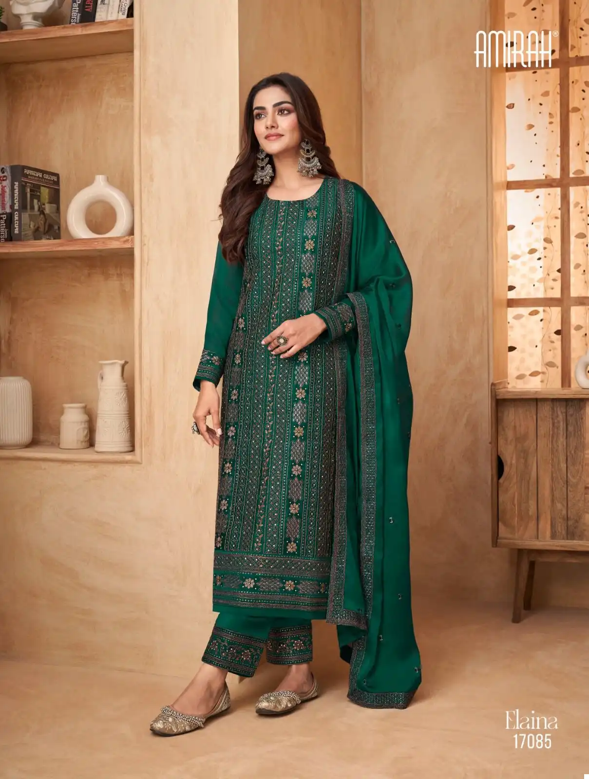 Amirah Elaina Black Rangoli Silk Wholesale Designer Suits Catalog — Wholesale Salwar Suits, MPA wholesale from Surat - Gallery Image 5
