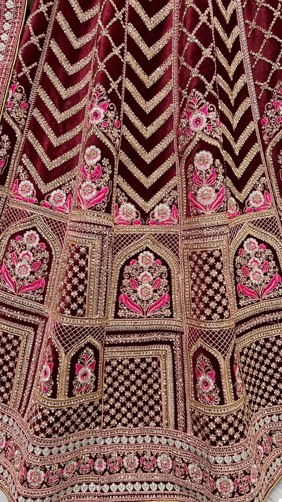 Anjani Art 2602 Velvet Wholesale Bridal Lehenga Choli Catalog — Wholesale Lehenga, MPA wholesale from Surat - Gallery Image 4