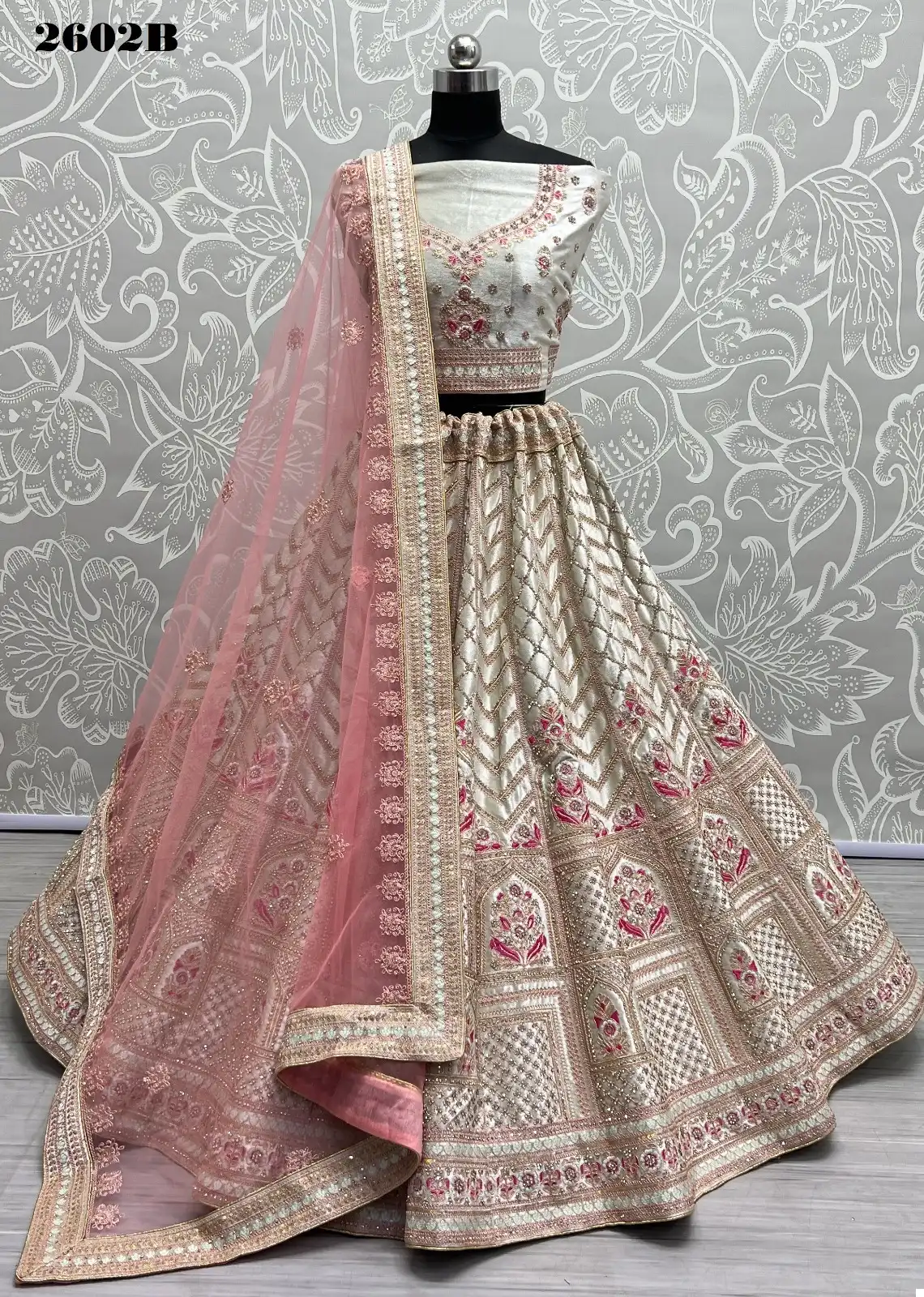 Anjani Art 2602 Velvet Wholesale Bridal Lehenga Choli Catalog — Wholesale Lehenga, MPA wholesale from Surat — view 9