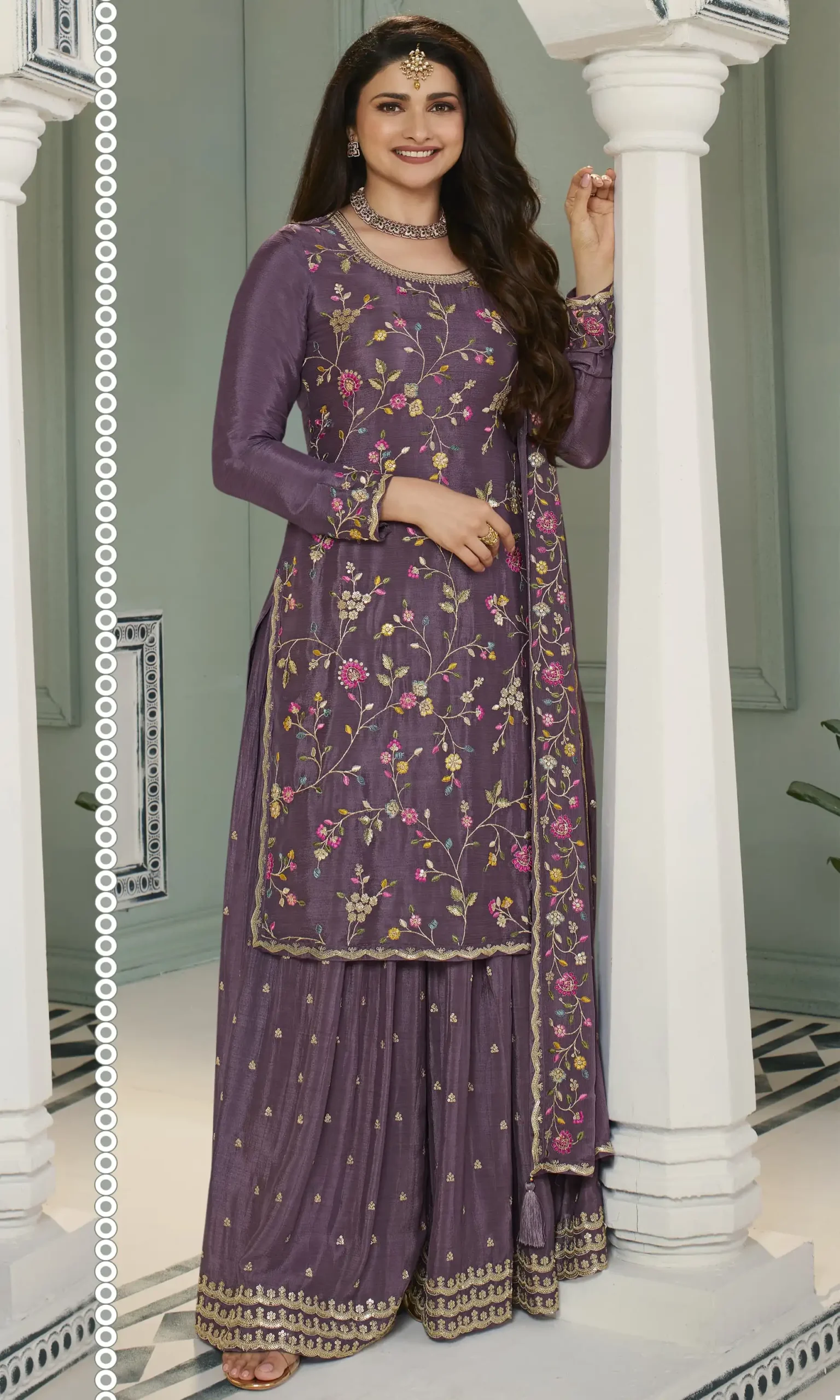 Vinay Fashion Avanti Chinon Wholesale Designer Suit Catalog — Wholesale Salwar Suits, MPA wholesale from Surat - Gallery Image 3