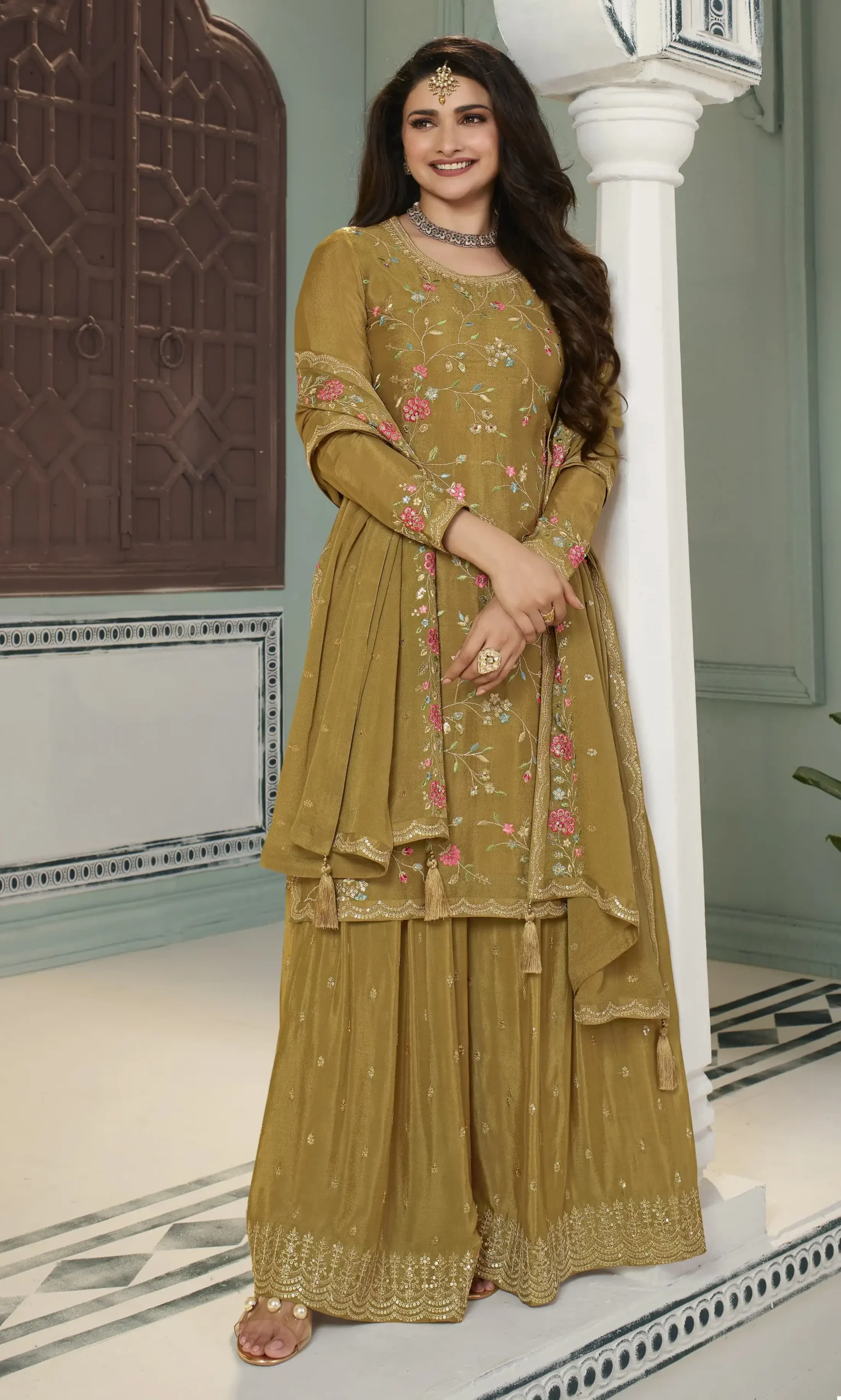 Vinay Fashion Avanti Chinon Wholesale Designer Suit Catalog — Wholesale Salwar Suits, MPA wholesale from Surat - Gallery Image 5
