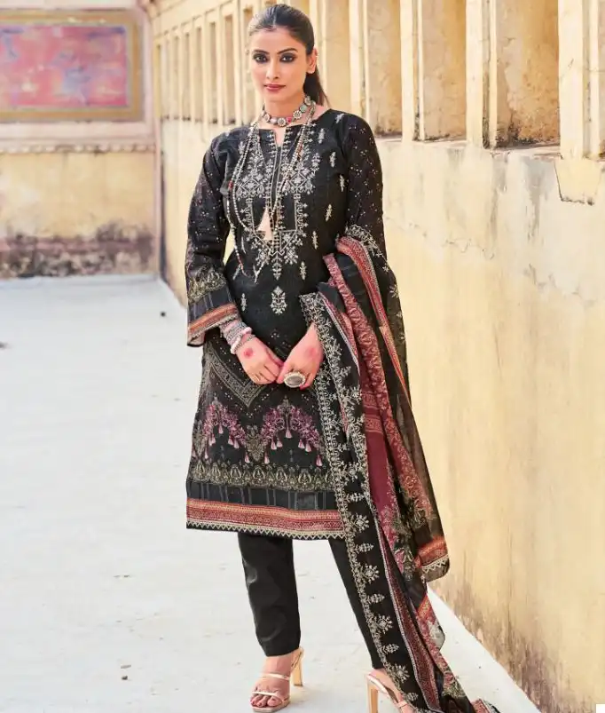 Shree Fabs Bin Saeed Lawn Collection Vol 8 Pure Cotton Lawn Wholesale Pakistani Salwar Suit Catalog