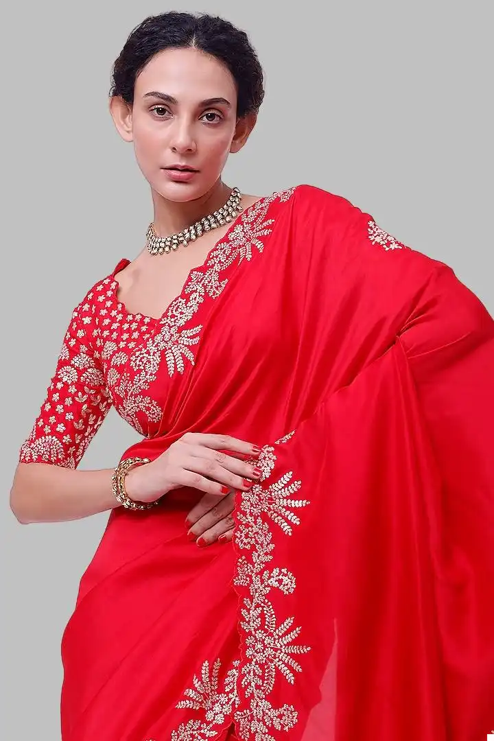 Vardan Ethnic Bt 3082 Chinon Silk Wholesale Fancy Sarees Catalog — Wholesale Sarees, MPA wholesale from Surat — view 1