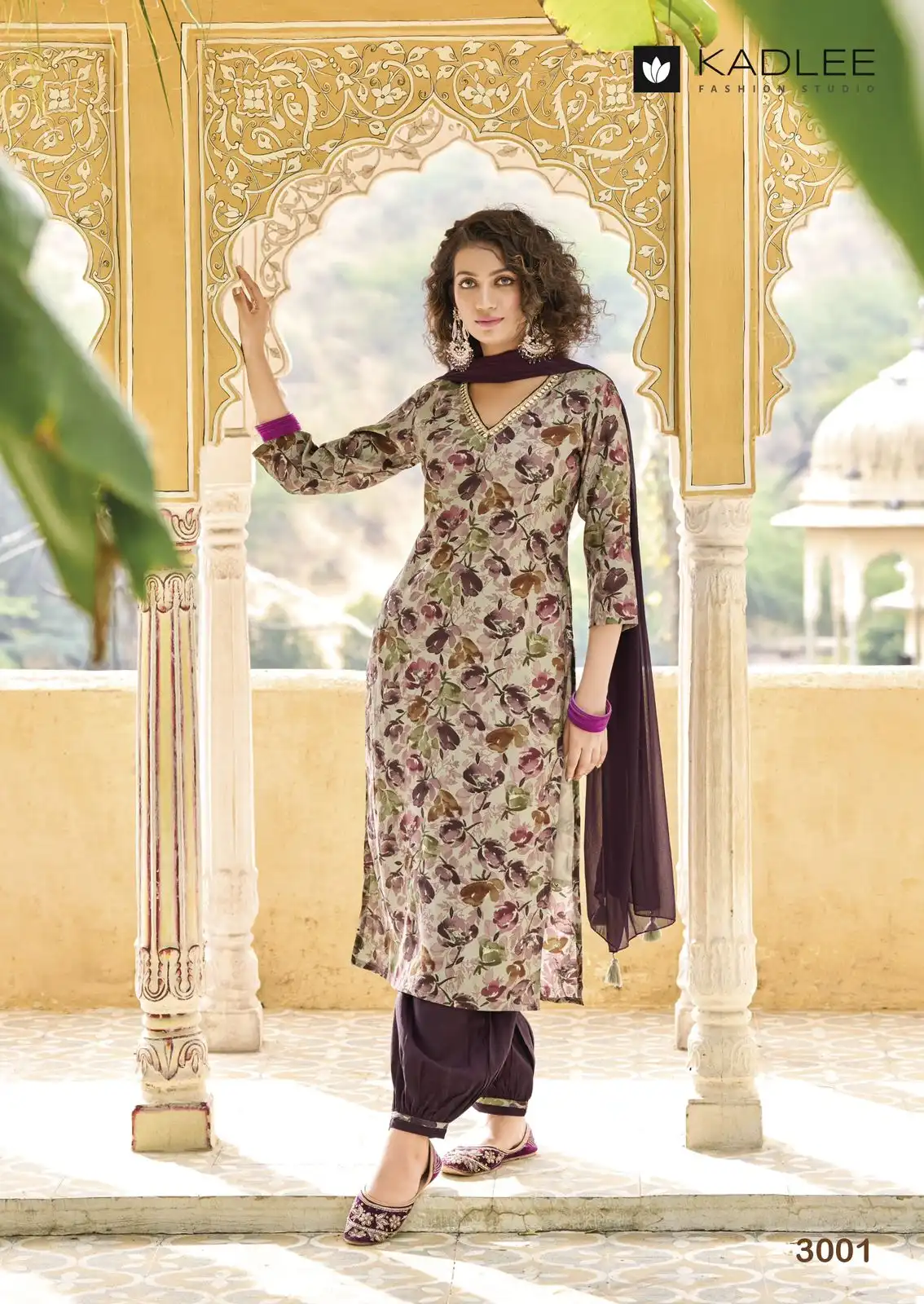 Kadlee Blossom Modal Print Wholesale Readymade Salwar Suit Catalog — Wholesale Salwar Suits, Kadlee Fashion Studio wholesale from Surat - Gallery Image 3
