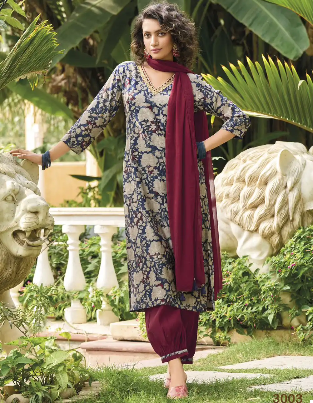 Kadlee Blossom Modal Print Wholesale Readymade Salwar Suit Catalog — Wholesale Salwar Suits, Kadlee Fashion Studio wholesale from Surat — view 1