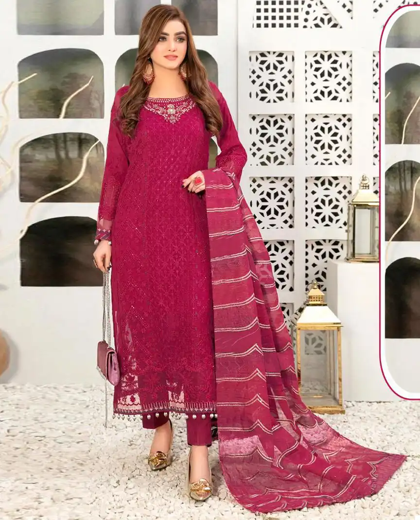 Fepic C 1334 Georgette Wholesale Designer Pakistani Salwar Suit Catalog — Wholesale Salwar Suits, MPA wholesale from Surat — view 1