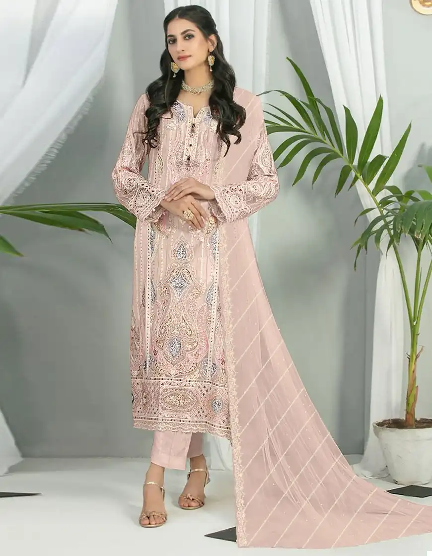 Fepic C 1351 Organza Wholesale Designer Pakistani Salwar Suit Catalog — Wholesale Salwar Suits, MPA wholesale from Surat — view 1