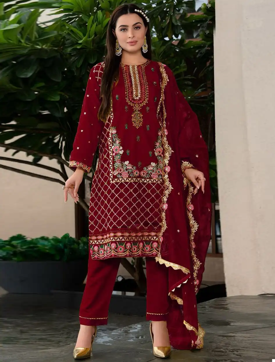 Fepic C 1670 Georgette Wholesale Designer Pakistani Salwar Suit Catalog — Wholesale Salwar Suits, MPA wholesale from Surat — view 1