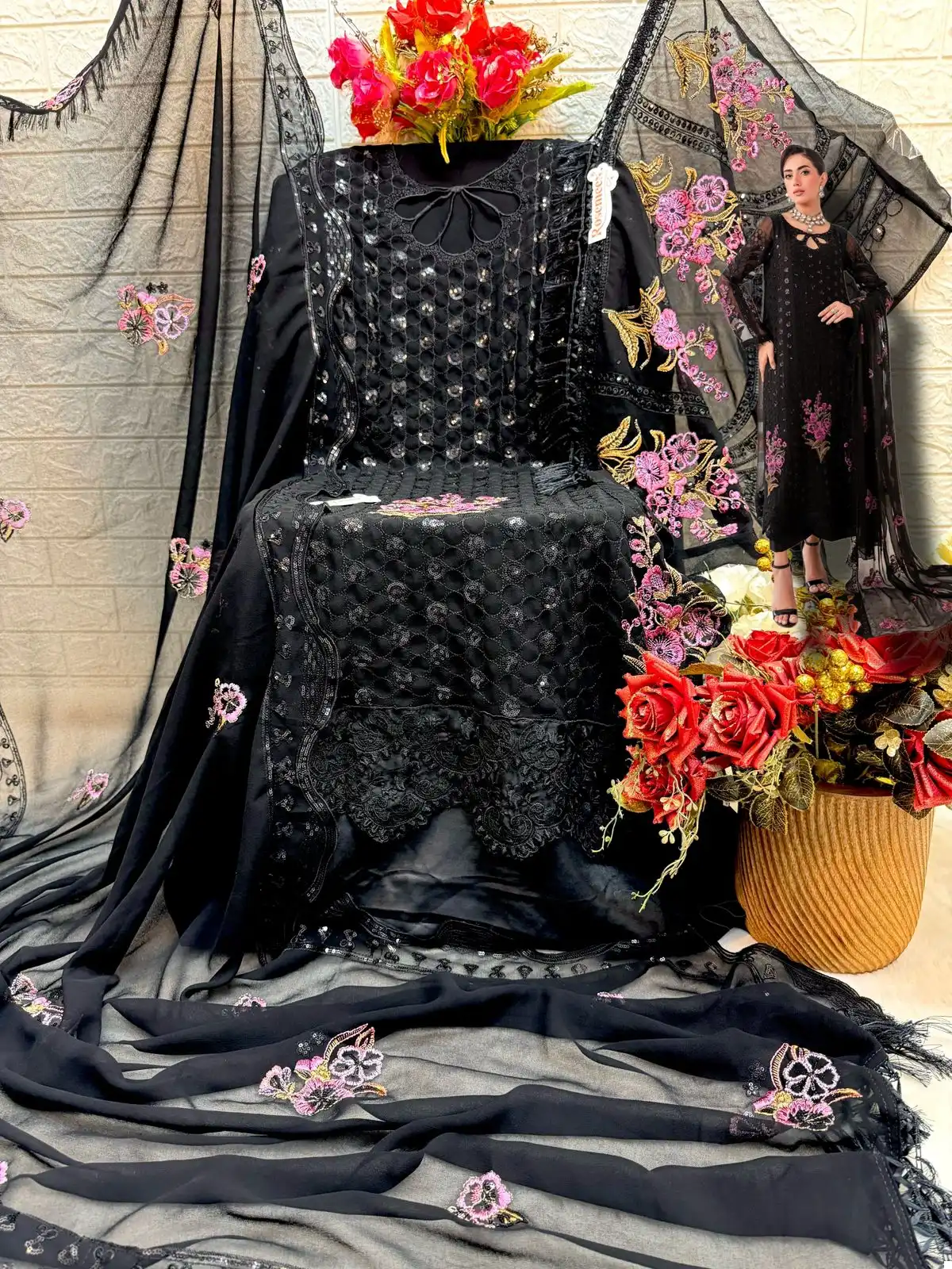 Fepic C 1705 Georgette Wholesale Designer Pakistani Salwar Suit Catalog — Wholesale Salwar Suits, MPA wholesale from Surat — view 2