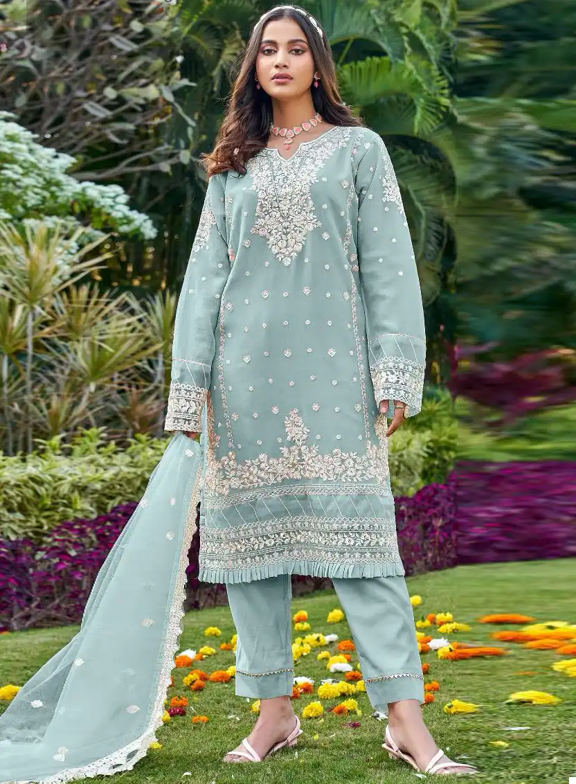 Fepic C 1717 Georgette Wholesale Pakistani Salwar Suit Catalog