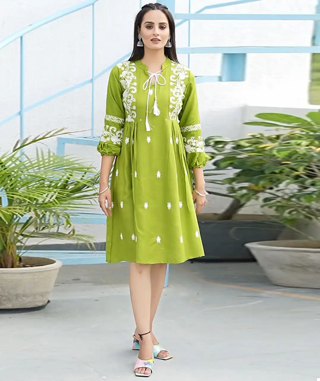 Viyaa Designer Candy Pure Heavy Rayon Wholesale Long Kurtis Catalog — Wholesale Kurtis, MPA wholesale from Surat — view 1