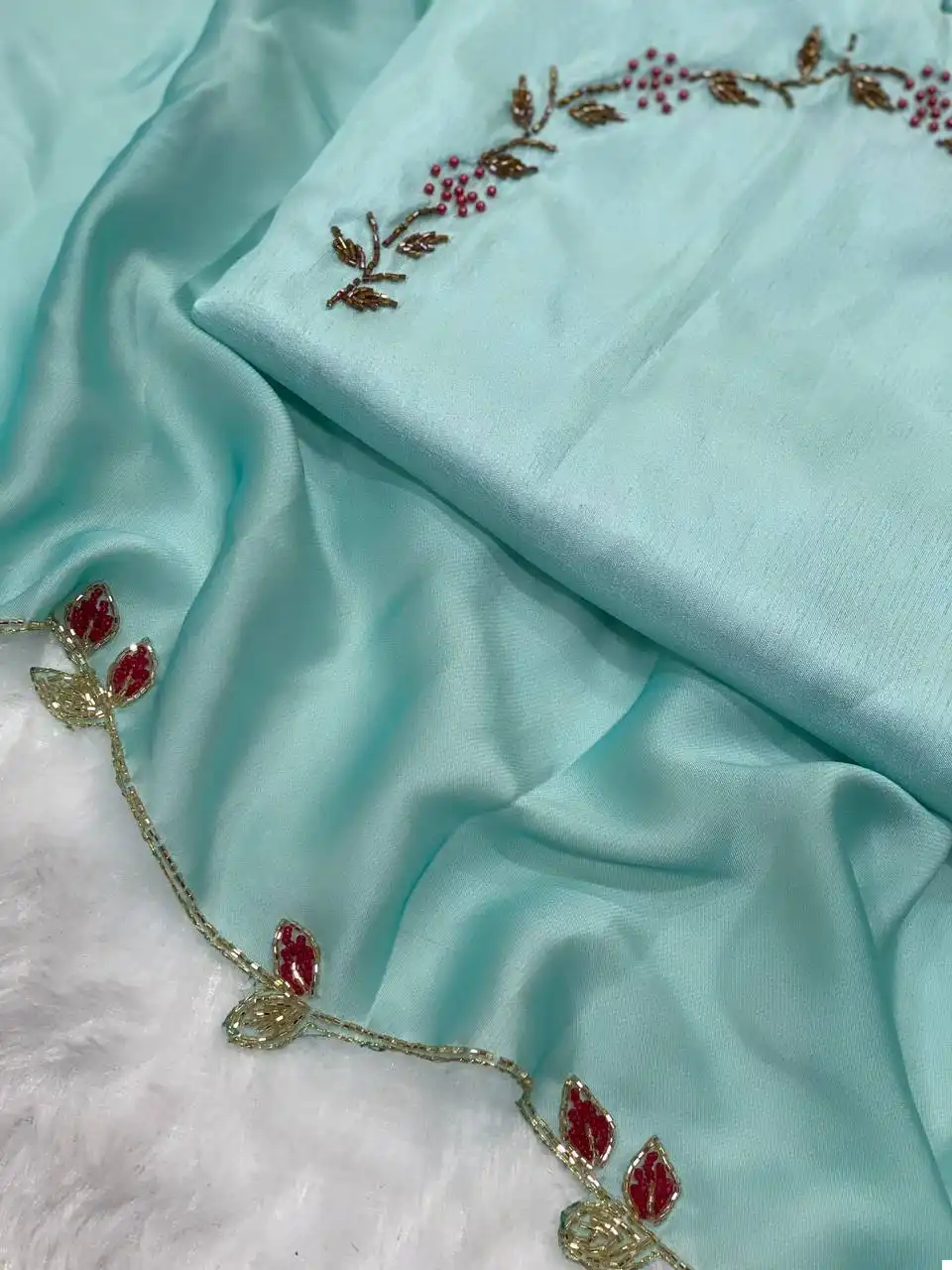 VE Chocolate Lady Heavy Rangoli Silk Wholesale Fancy Saree Catalog — Wholesale Sarees, MPA wholesale from Surat - Gallery Image 13