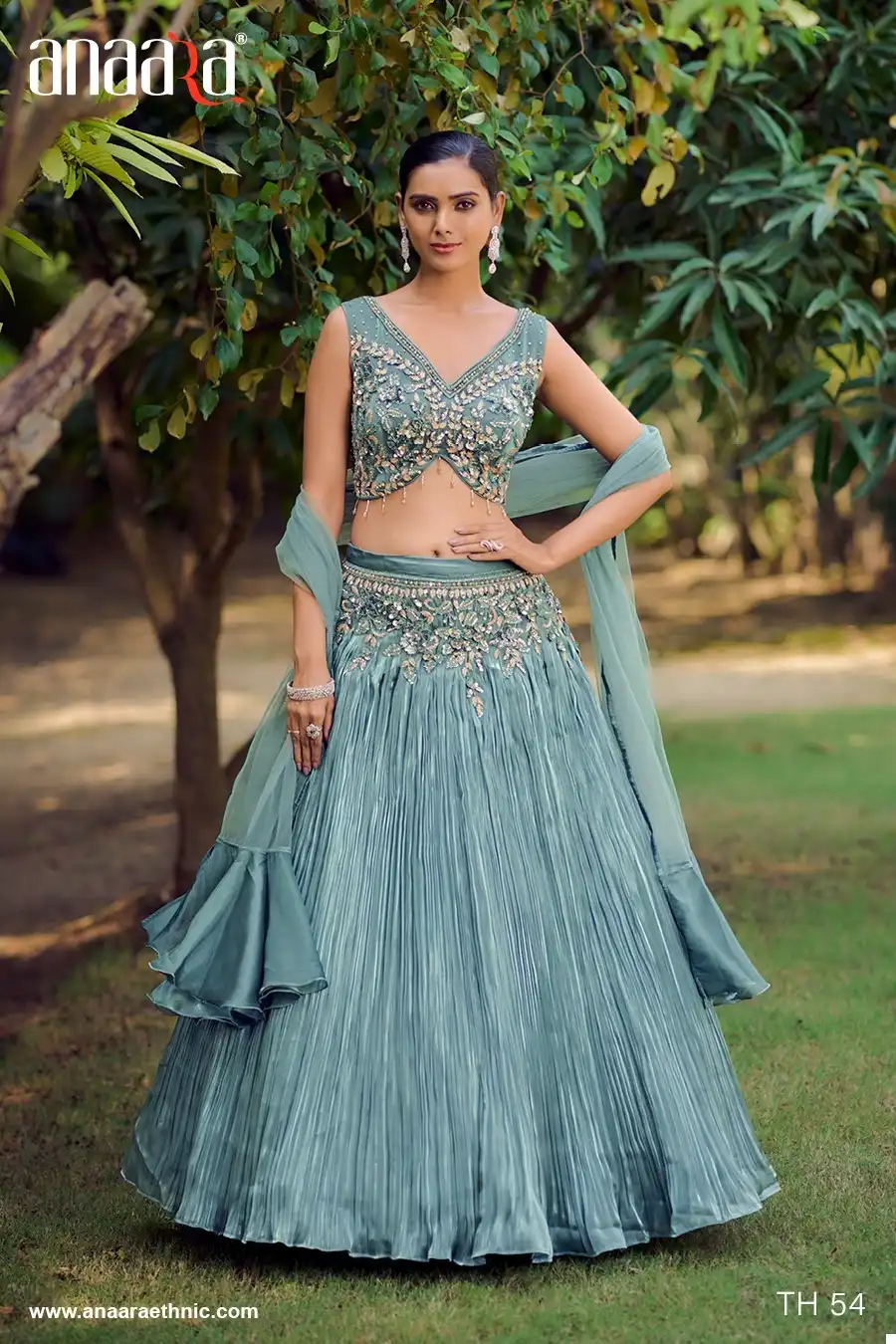 Tathastu Crop Top Silk Wholesale Designer Lehenga Catalog - Image 10
