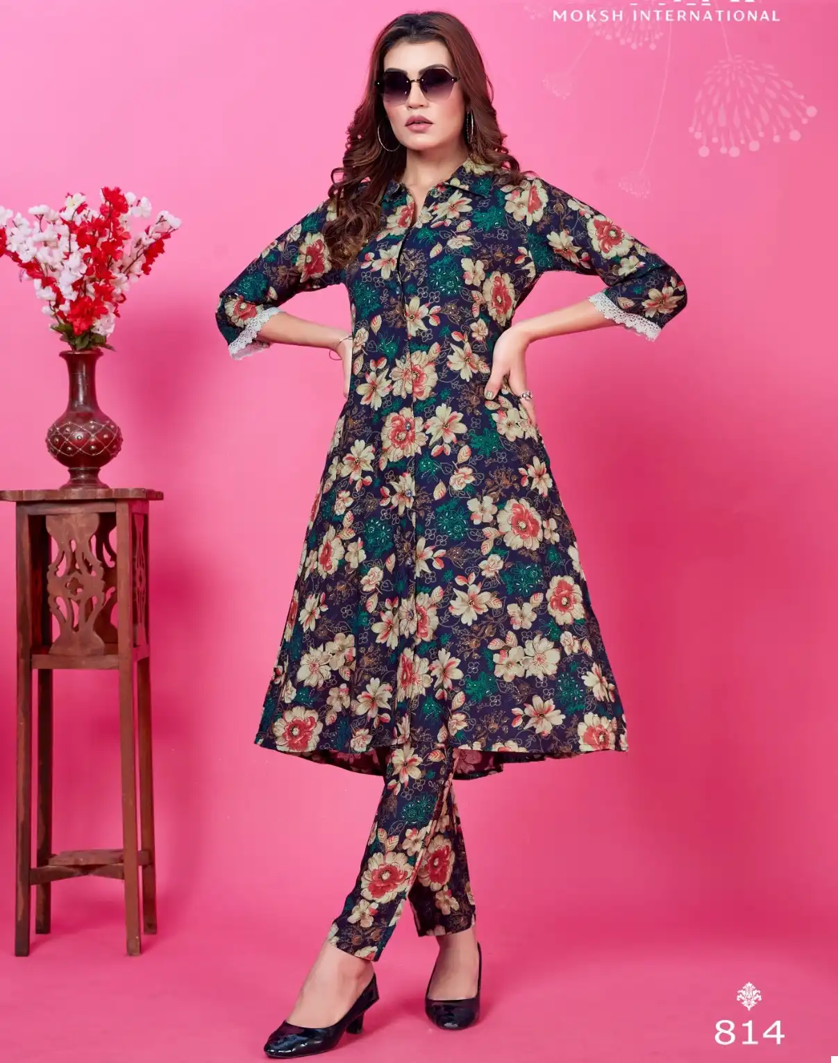 Moksh Wow Vol-1 Premium Rayon Wholesale Co-Ord Set Catalog — Wholesale Kurtis, MPA wholesale from Surat — view 1