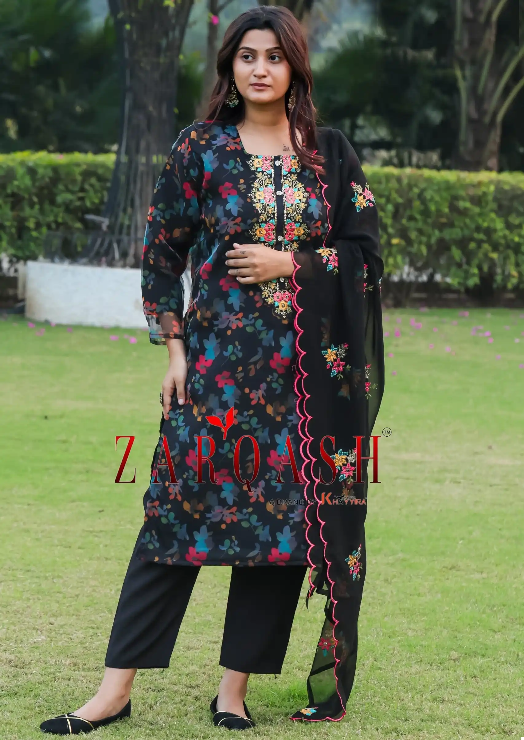 Zarqash D. No 179 Organza Digital Print Wholesale Pakistani Readymade Salwar Suit