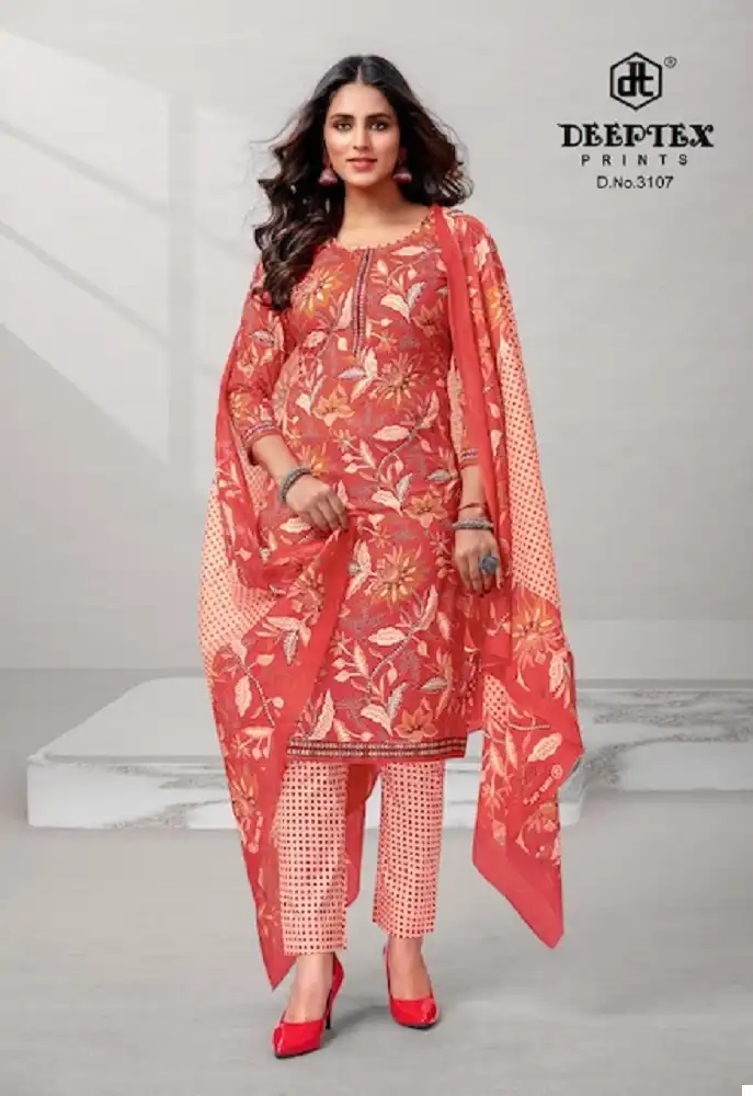 Deeptex Chiefguest Vol 31 Lawn Cotton Wholesale Salwar Suit Catalog - Image 12