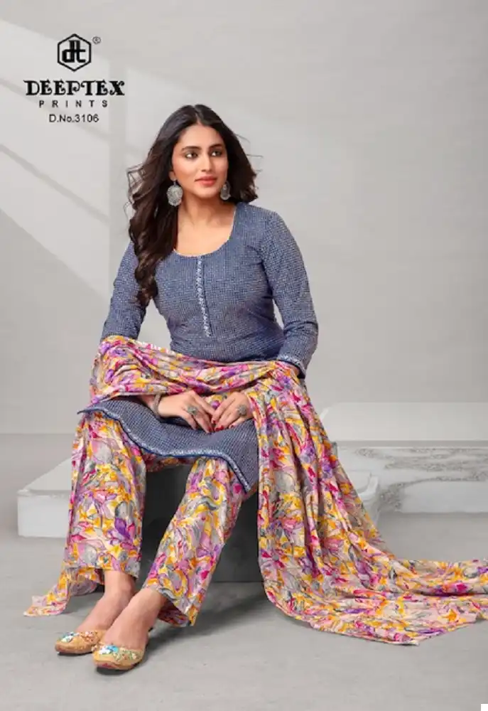 Deeptex Chiefguest Vol 31 Lawn Cotton Wholesale Salwar Suit Catalog - Image 5