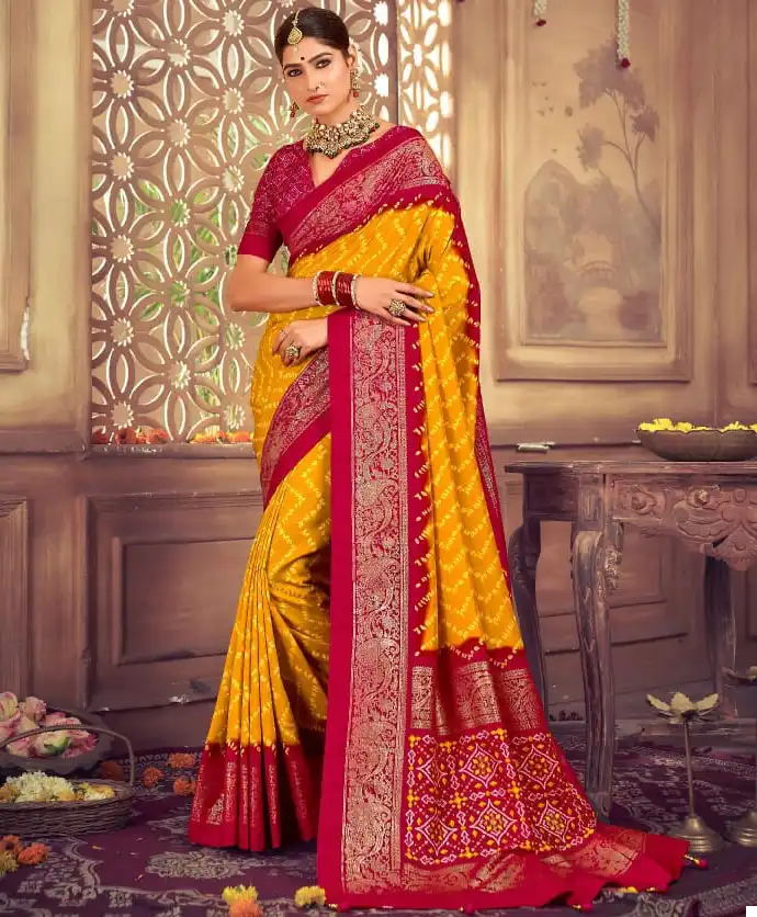 Mahamani Ektara Vol 2 Heavy Tusser Dola Silk Wholesale Saree Catalog — Wholesale Sarees, MPA wholesale from Surat — view 1