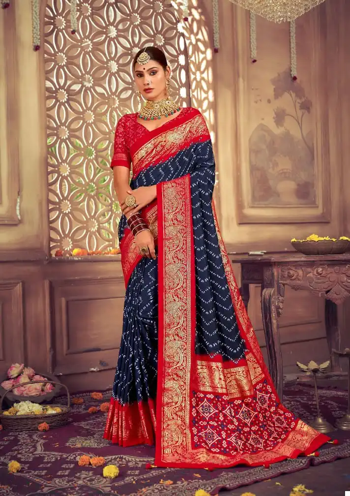 Mahamani Ektara Vol 2 Heavy Tusser Dola Silk Wholesale Saree Catalog — Wholesale Sarees, MPA wholesale from Surat - Gallery Image 2