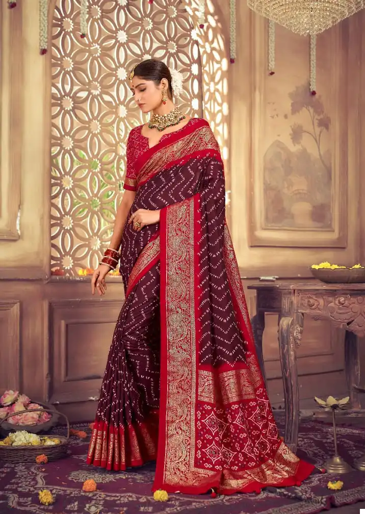 Mahamani Ektara Vol 2 Heavy Tusser Dola Silk Wholesale Saree Catalog — Wholesale Sarees, MPA wholesale from Surat - Gallery Image 5