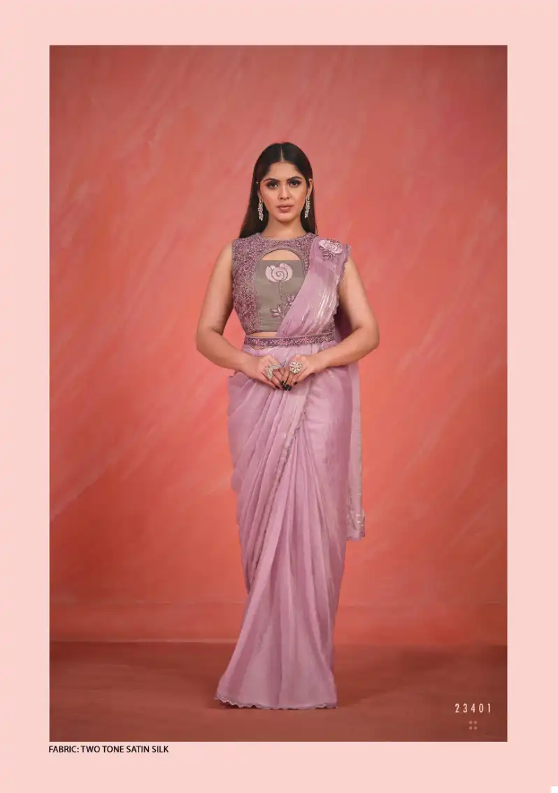 Mahotsav Elegancia Crepe Silk Wholesale Designer Saree Catalog - Image 5