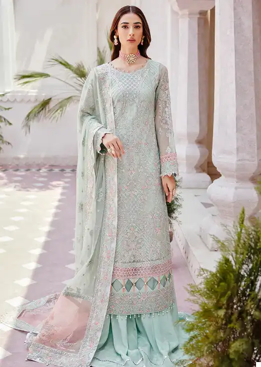 Zaha Emaan Adeel Vol 3 Georgette Wholesale Designer Pakistani Salwar Suit Catalog — Wholesale Salwar Suits, MPA wholesale from Surat — view 1
