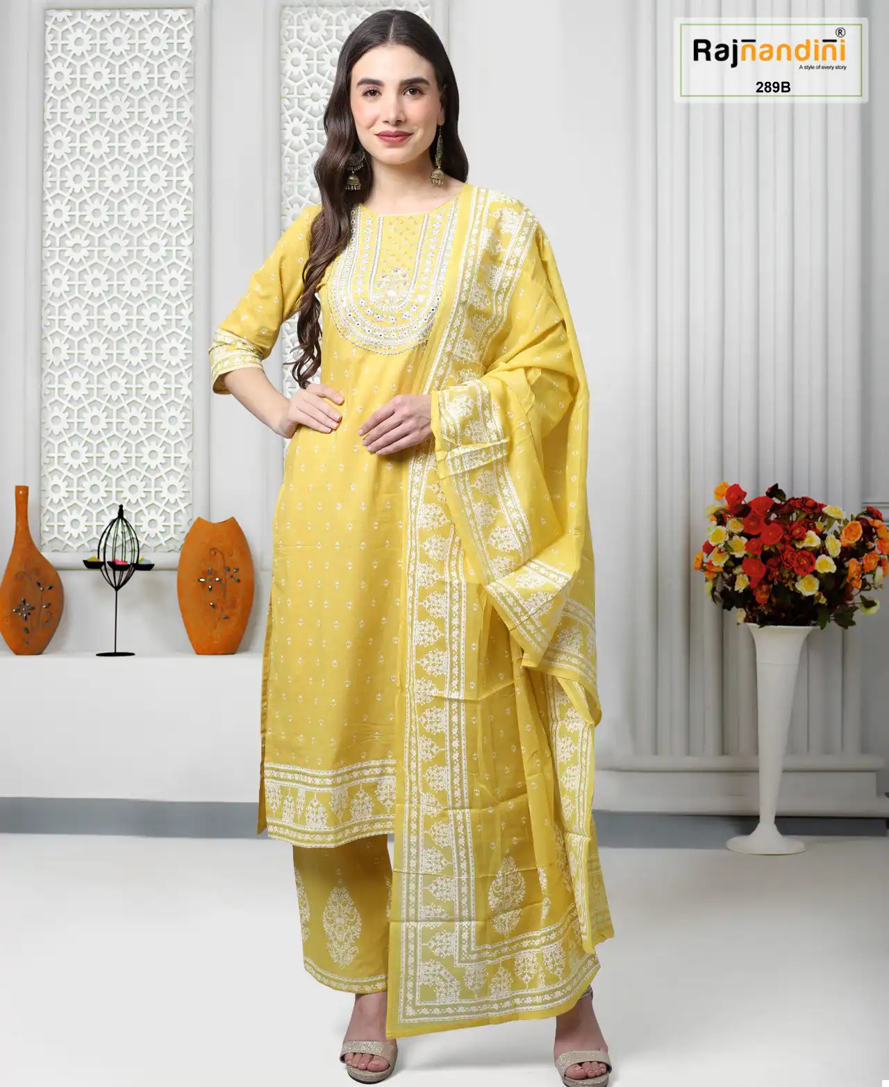 Rajnandini Eliza Pure Cotton Wholesale Readymade Suits Catalog