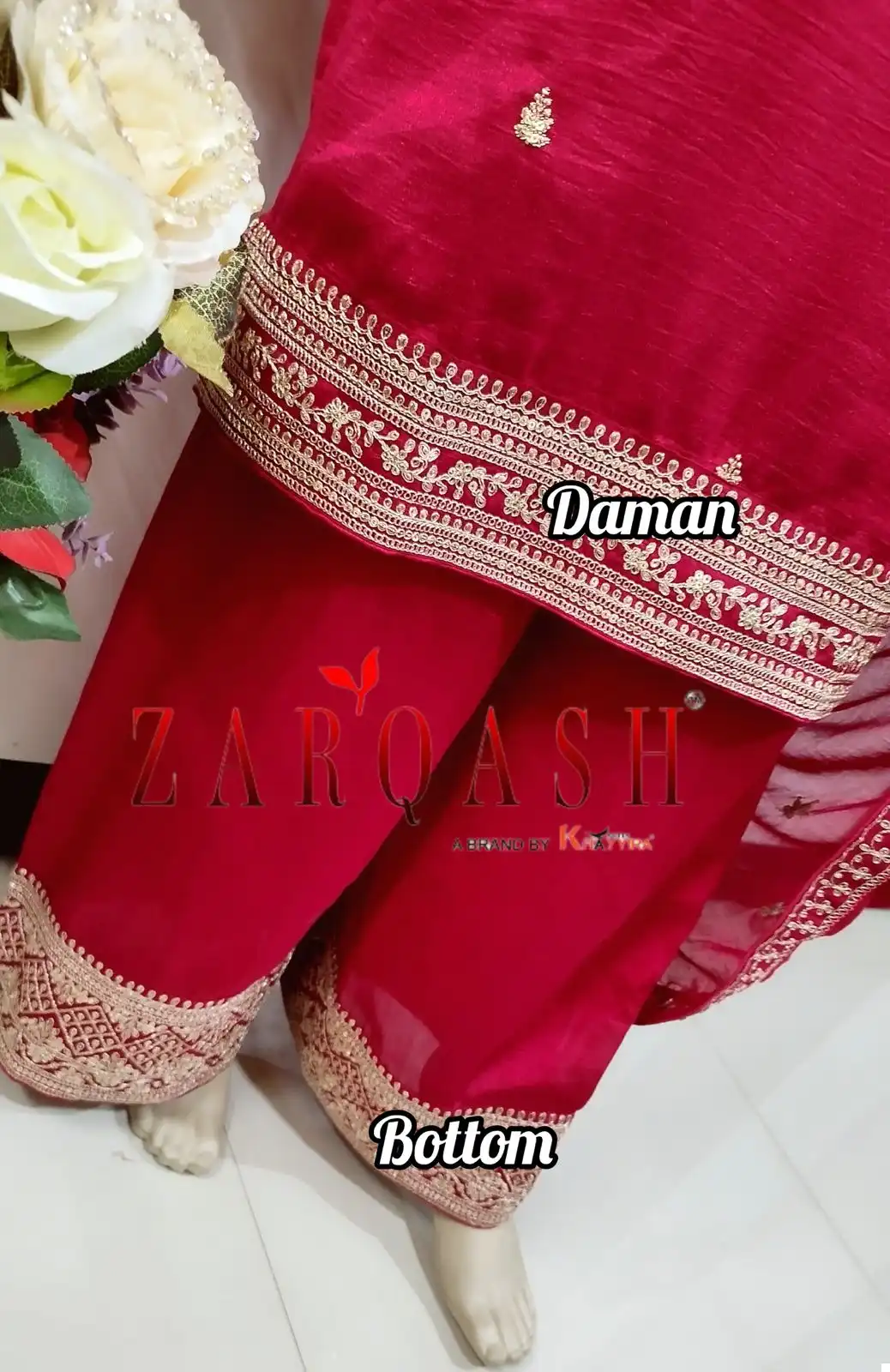 Zarqash Five Star Vichitra Silk Wholesale Readymade Pakistani Suit Catalog - Image 16