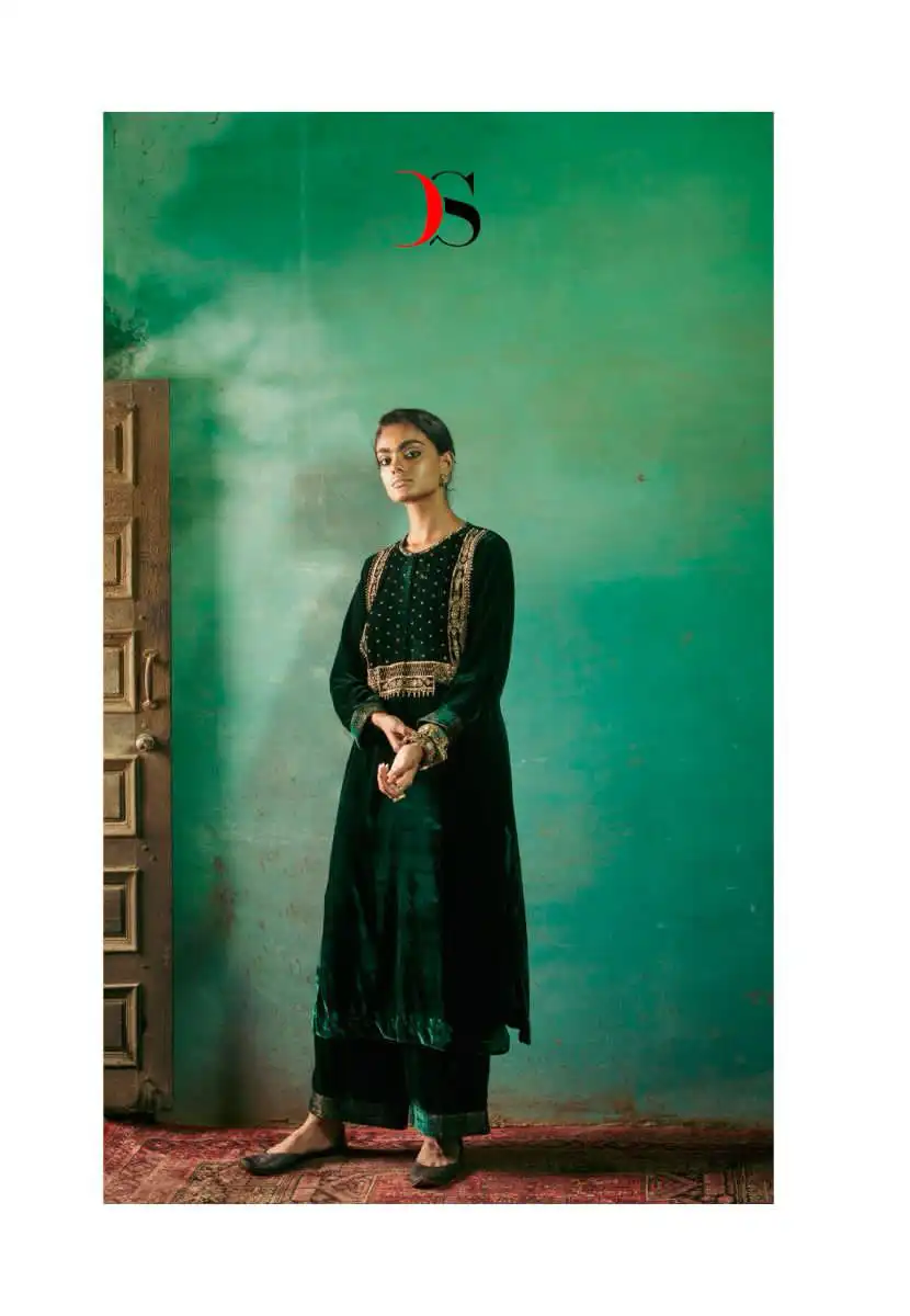 Deepsy Suits Firodus Velvet Collection Velvet Wholesale Winter Suits Catalog — Wholesale Salwar Suits, MPA wholesale from Surat - Gallery Image 4
