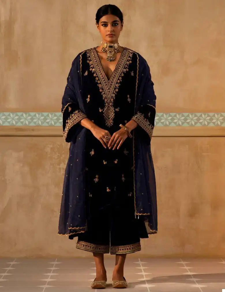 Deepsy Suits Firodus Velvet Collection Velvet Wholesale Winter Suits Catalog — Wholesale Salwar Suits, MPA wholesale from Surat — view 1